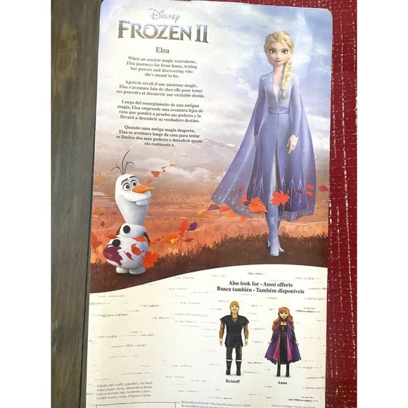 Disney's Frozen 2, 11 inch Elsa Articulating Doll & Dress Ages 3+ (New S… - Picture 5 of 5